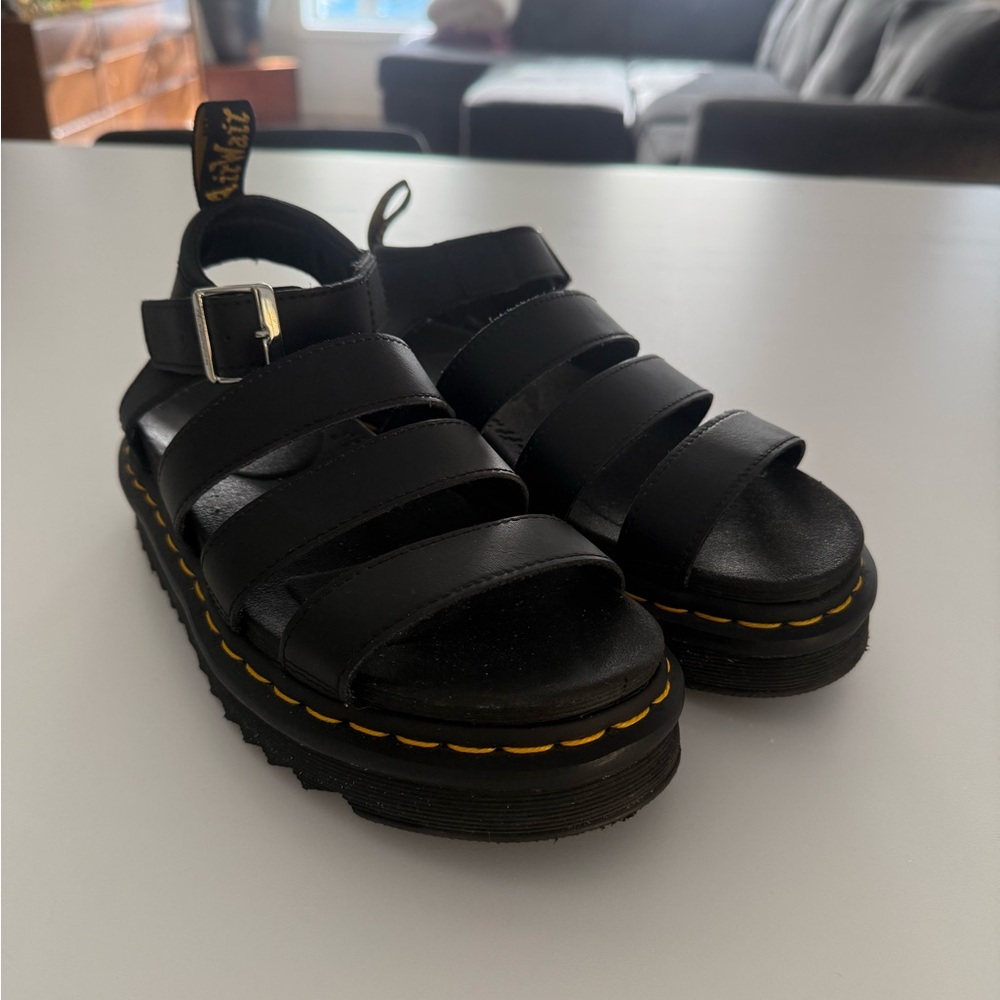 Dr. Martens Black Sandals